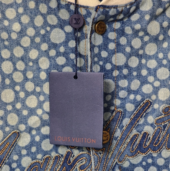 New! Louis Vuitton x Yayoi Kusama Infinity Dots Denim Shirt - Picture 7 of 12
